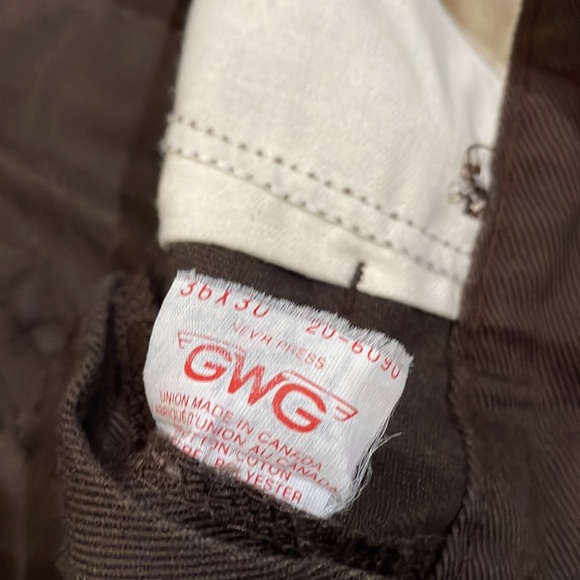 Vintage rare GWG brown jeans - Picture 5 of 9